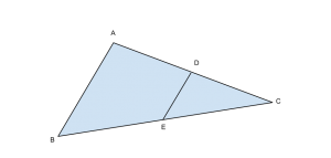 triangolo con parallela