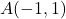 A(-1,1)